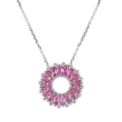 Amore Dalia Large Pink Sapphire Pendant