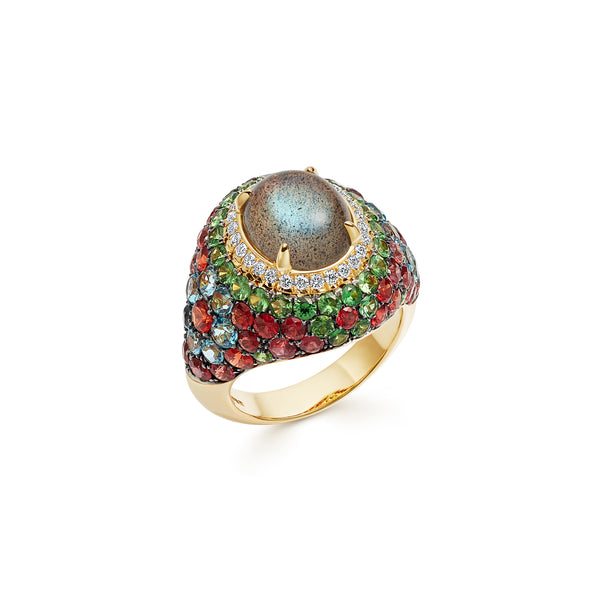 Venice Columbina Labradorite Ring